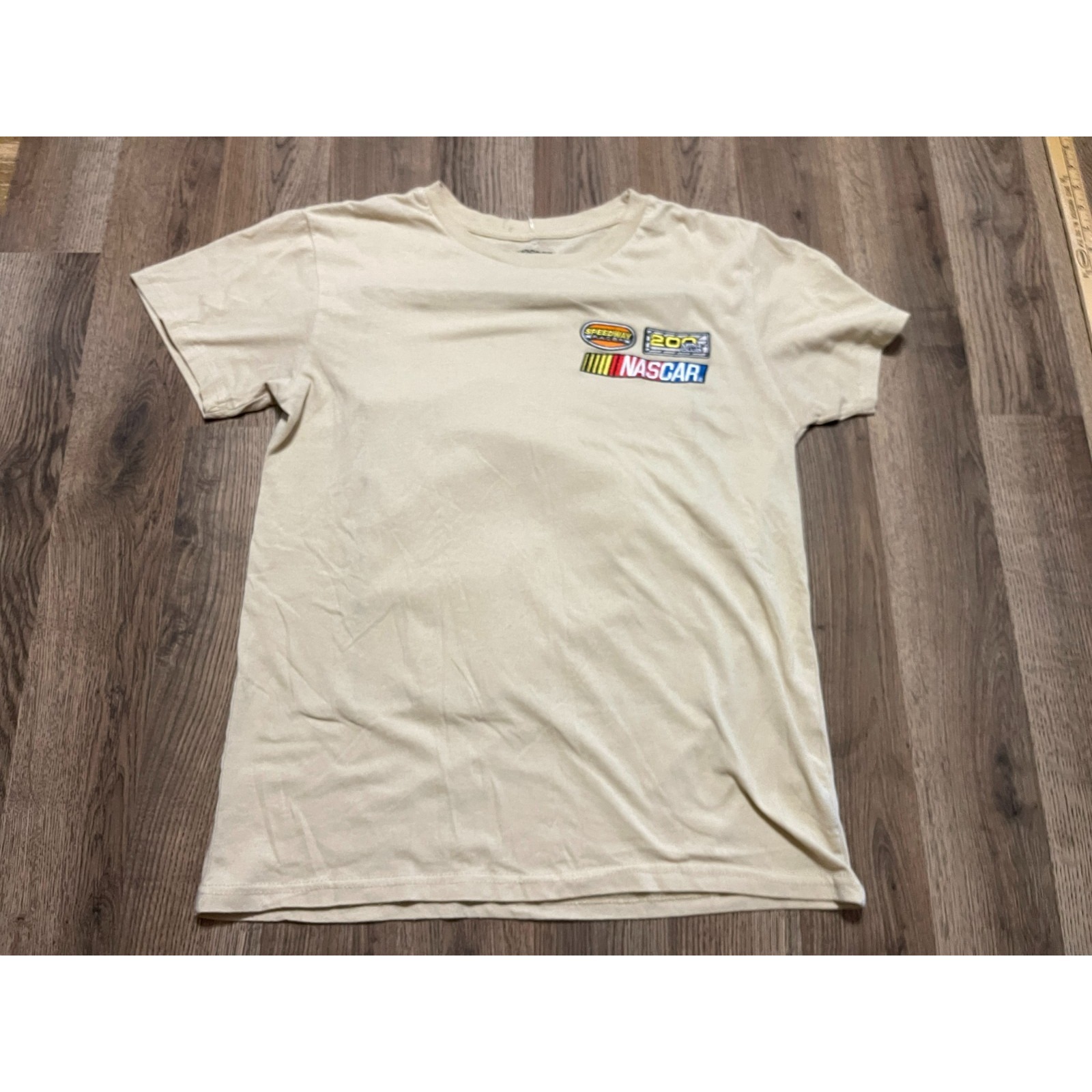 Nascar Shirt Womens Size Large Tan Daytona 500 Speedway